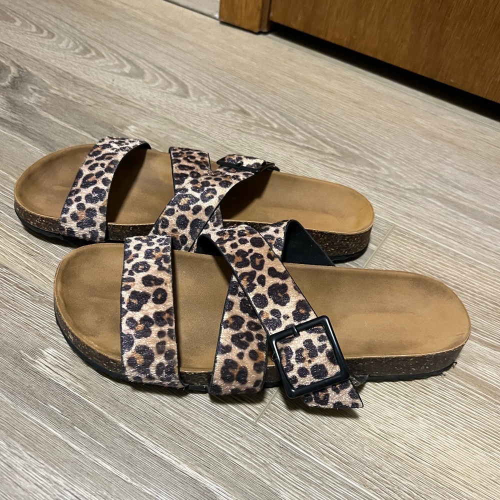 Leopard Print Women's Sandals
